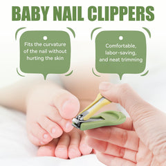 Qunlions Life nail scissors with rounded tips for precise, gentle cuts.