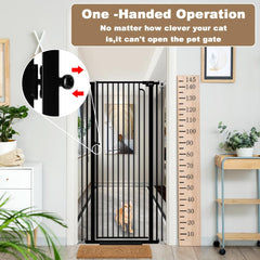 Qonimm one-handed operation gate action in use
