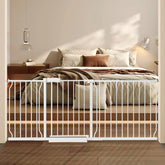 QwickNesty extra wide baby gate installed in a doorway for easy passage