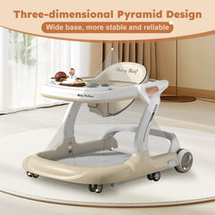 QPWOPNGAS baby walker music light plate enhances sensory play and curiosity