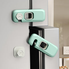 QYESWHSR 5-pack fridge locks in packaging, ready for easy installation.