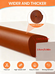 QYV 16.4ft edge protector roll covering furniture corners for safer play areas.