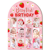 R HORSE 3D strawberry design display highlights a charming nursery keepsake for baby’s first year.