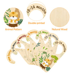 R HORSE wooden closet divider with double-sided print aids quick outfit selection.