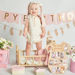 R HORSE baby growth month labels, perfect for labeling each milestone on the display.
