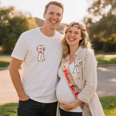 R HORSE flower crown headband in cherry for charming baby shower outfits