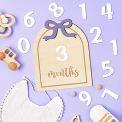 R HORSE interchangeable milestone numbers for easy monthly updates.