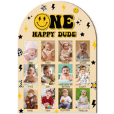 R HORSE My First Year Frame Board front view with 12 photo slots for memories.