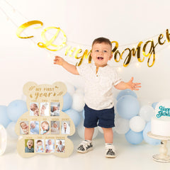 R HORSE thick wooden plaque suits nursery decor and family spaces.