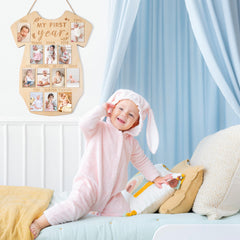 R HORSE wooden plaque with space for name and birth date enhances personalization.