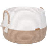 R RUNKA large basket for toys front view—spacious storage for living rooms.