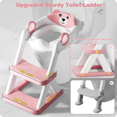 RABB 1ST potty seat 2-in-1 design doubles as a step stool