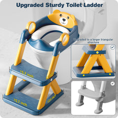 Rabb 1st Potty Seat adjustable height helps tailor fit for growing toddlers.