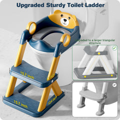 RABB 1ST splash guard protects clothing during potty training sessions.