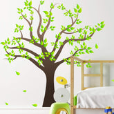 RAINBOW WSK RW-1080 3D green tree wall sticker for living room decor