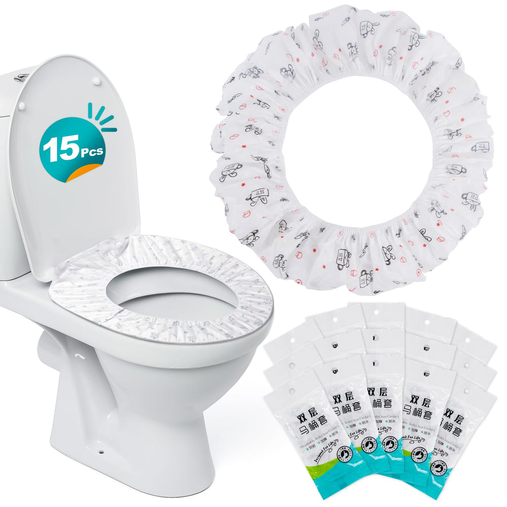 RAINFLOW toilet mat close-up shows soft breathable fabric for comfortable use.