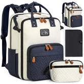 RAINSMORE diaper bag backpack emphasizes durable-material for everyday family use.