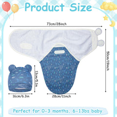 Ramede baby hats made of cotton, soft edges for gentle all-day wear.