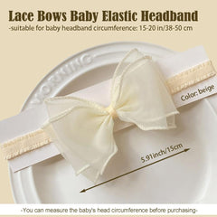 Rannyrena stretchy headband fits 2-24 months securely