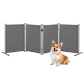 RANTILA four-panel dog fence grey foldable assembly demonstration
