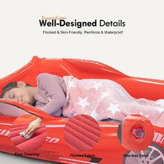 RAPTAVIS travel-ready bed ideal for camping and trips