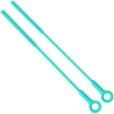 Raymeefa straw cleaner brush in green with bendable handle for crevices