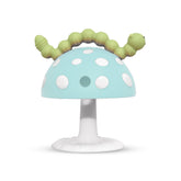 RaZbaby Chompy grip teether caterpillar-handle eases grasp for tiny teething hands