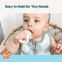 RaZbaby Fresh Fruits Feeder Use supports flavor exploration and self-feeding.
