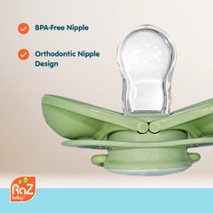 RaZbaby Keep-It-Kleen built-in pacifier case keeps it clean while on the move