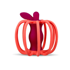 RAZBABY RaZ-Apple teether textures massage gums for gentle teething relief.