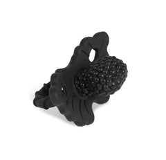 RAZBABY RaZberry teether close-up with BerryBumps texture for soothing gums
