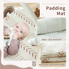 Razee Baby Gym detachable toys let you reconfigure surroundings with ease.