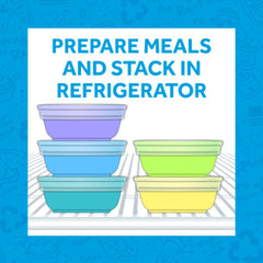 Re-Play pink bowls add color to mealtime with sturdy servings