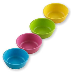 Re-Play 12oz toddler bowls set4 stackable for organized meals.
