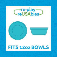Re-Play yellow bowls with deep walls ideal for kid portions at snacking