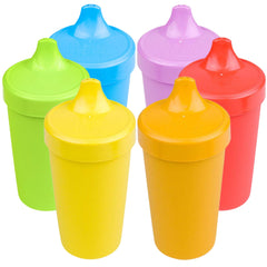 Re-Play spill-proof sippy valve reduces leaks for toddlers on the go.