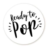 Ready To Pop stripe stickers collection close-up with vibrant colors for labeling.
