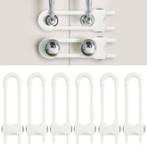 Reaeon baby proofing cabinet locks pack in white for easy child safety at home.