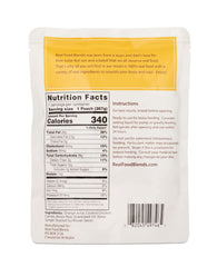 Real Food Blends shelf-stable meals for easy storage and quick feeding options.