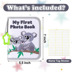 Reallnaive album soft-fabric texture highlights tactile exploration during play.