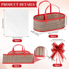 Reallnaive bamboo basket closeup shows durable natural materials for stylish gifting.