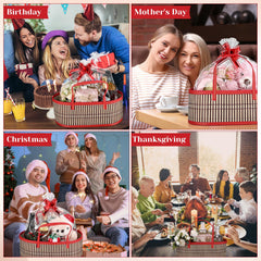 Reallnaive red pull bows close-up add festive finishing touch for gifts.