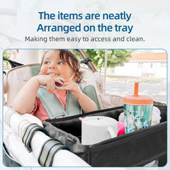 Redcoutt stroller snack tray 5 mm thick bottom detail highlighting stability during rides