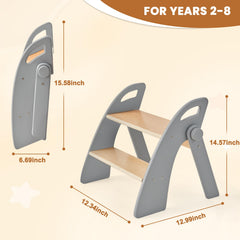 Reeple step stool with 300lb capacity for sturdy daily use
