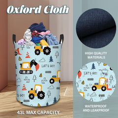 REETOOK basket with sturdy handles, easy to lift and move between rooms.