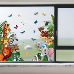 Refamaee safari-theme wall stickers butterflies add whimsy and easy repositioning for flexible decor.