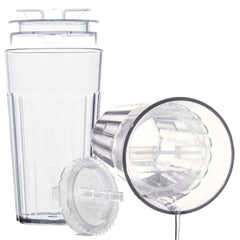 Reflo Smart Cup 360 Rim Design showing steady flow from any side for confident sipping.