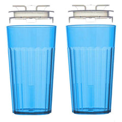 Reflo Smart Cup bundle blue 2-pack for independent sipping training.