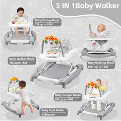 RefoereBabe 5-in-1 walker modes demonstrated for growth.