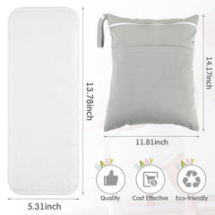 Reginary 3-layer overnight insert close-up, high-absorbency for leak protection